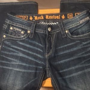 Rock revival holly boot sz 29 dark wash very nice!